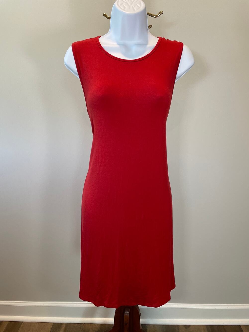 One Clothing Sleeveless Lightweight Sheath Dress Size XL Red NWT
